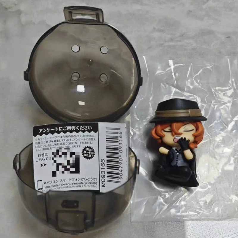 Tomy Original Bungo Stray Dogs Sitting Shoulder Gashapon Mini Figure Nakajima Atsushi Toy Collectible Desktop Ornament Fans Gift - view 4