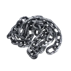 2M Halloween Simulation Plastic Chain Party Layout Decor Barrier  Chain Performance Stage Props Costume Accessory