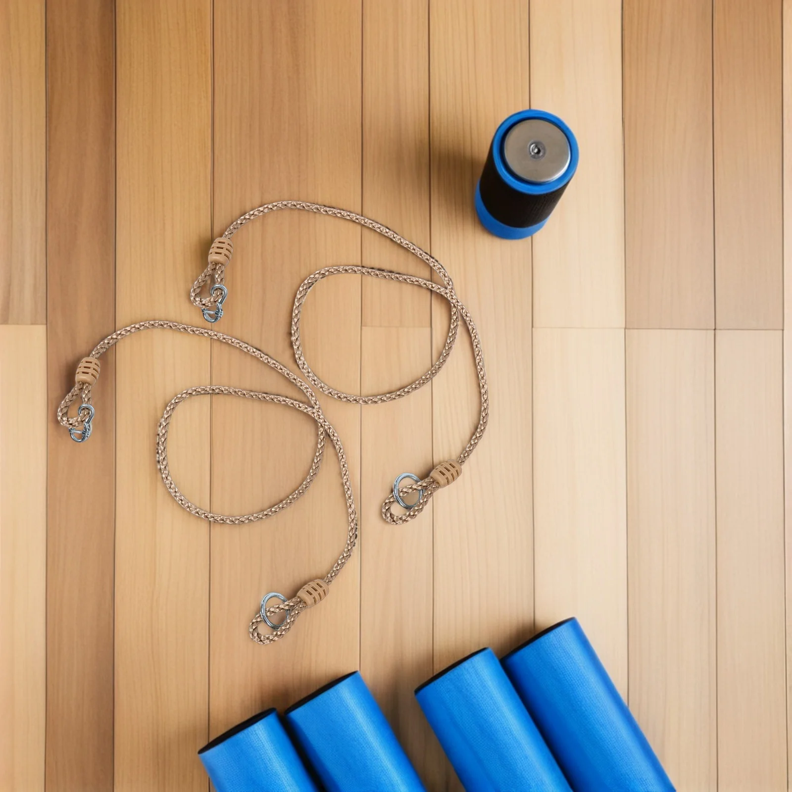 2Pcs Adjustable Swing Rope Extension Heavy Duty Extender Straps Metal Buckle for Backyard Tree Swings Hammocks Indoor Outdoor