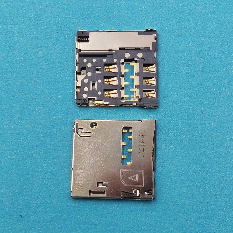 2-5Pcs Reader Sim Card Socket For Samsung Galaxy T210 T211 T215 T231 G3858 Beam2 T525 P600 P601 P605 Slot Tray Holder Connector
