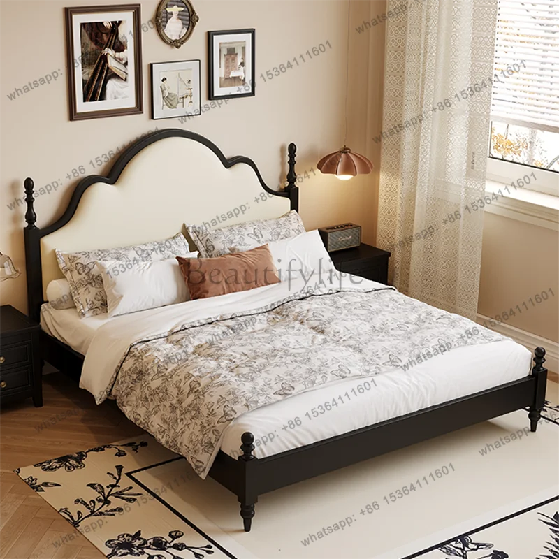 FG Bedroom Luxury Bed Children Double Modern Floor Girls Design Wooden Sleeping Bed Mobile Letto Matrimoniale Trendy Furniture