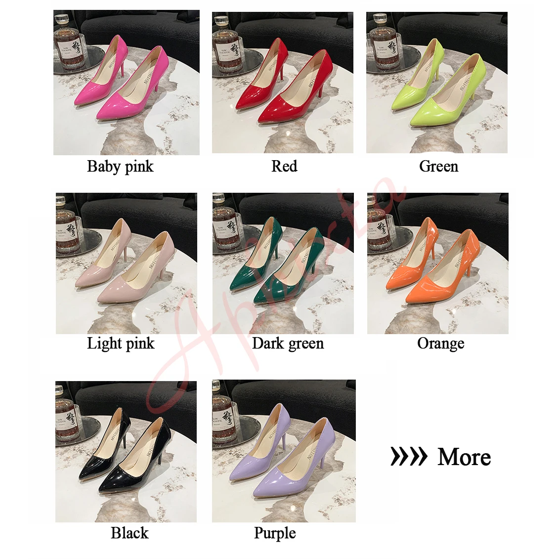 Aphixta 2024 Fluorescent Green Multi-coloured 10cm Super High Stiletto Heels Pumps Women Shoes Pointed Toe Party Big Size 49 50