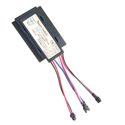 TQ-336 스마트 욕실 거울 터치 스위치, 12V/24V 디밍 가능 유리 센서 모듈, LED 조명 액세서리