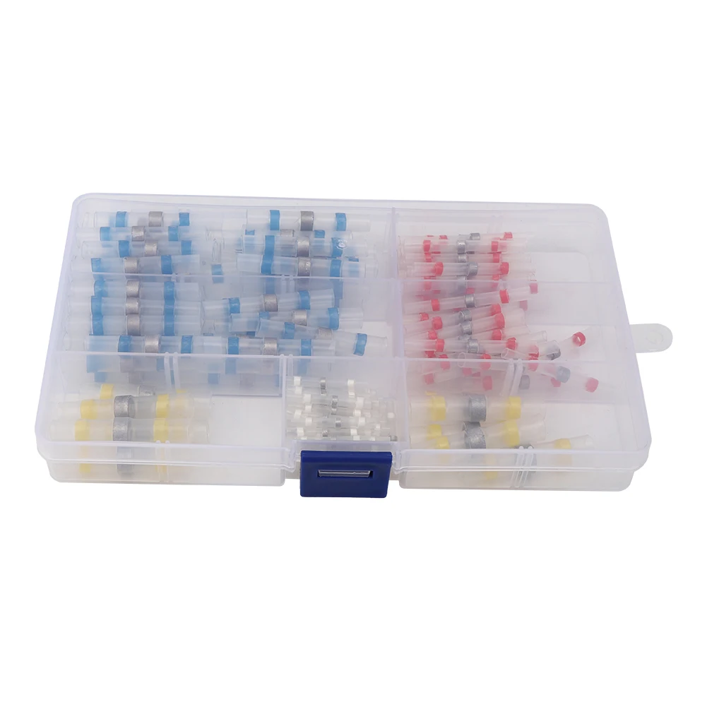 

150 шт., изоляционный провод с паяльной втулкой, водостойкий, устойчивый к коррозии, сварочный инструмент, портативный набор термоусадочных деталей