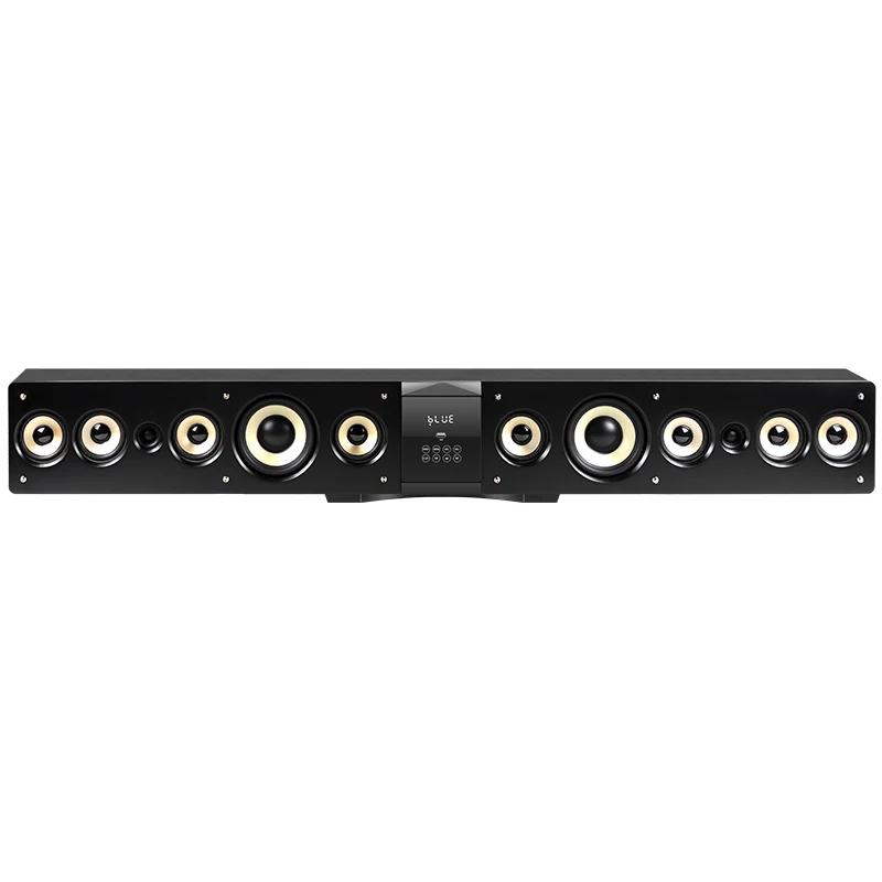 Hyper Sound New Design Wood Surround Sound 5.1ch Home Theater Wireless Soundbar With Built-in Subwoofer 12 Speakers IA-6120KTV