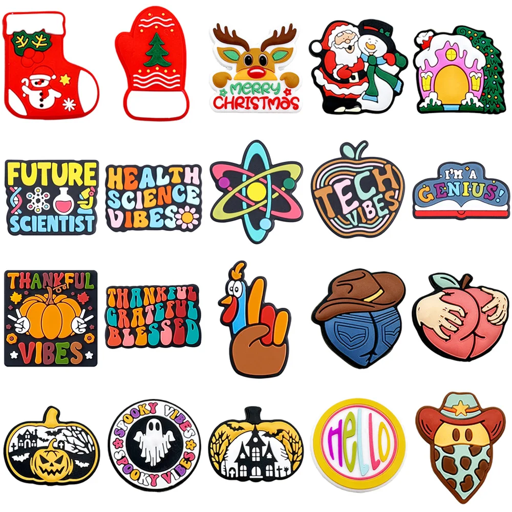 

Silicone Beads 10PCS Christmas Dreams Focal Beads Pendant Toy DIY String Pen Beads Nipple Chain Jewelry Accessories Wholesale