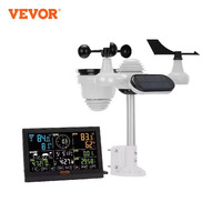 VEVOR 7-in-1 Wireless Weather Station 7.5 in Large Color Display Digital Home Weather Station for Forecast Data, Alarm, Alerts