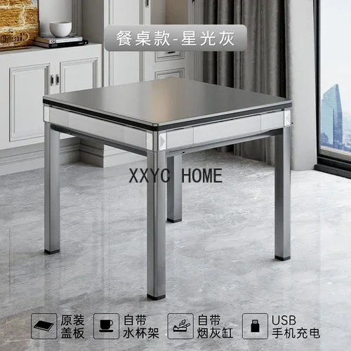 Mahjong Machine Automatic Household Dining Table Double-Use Mute Machine