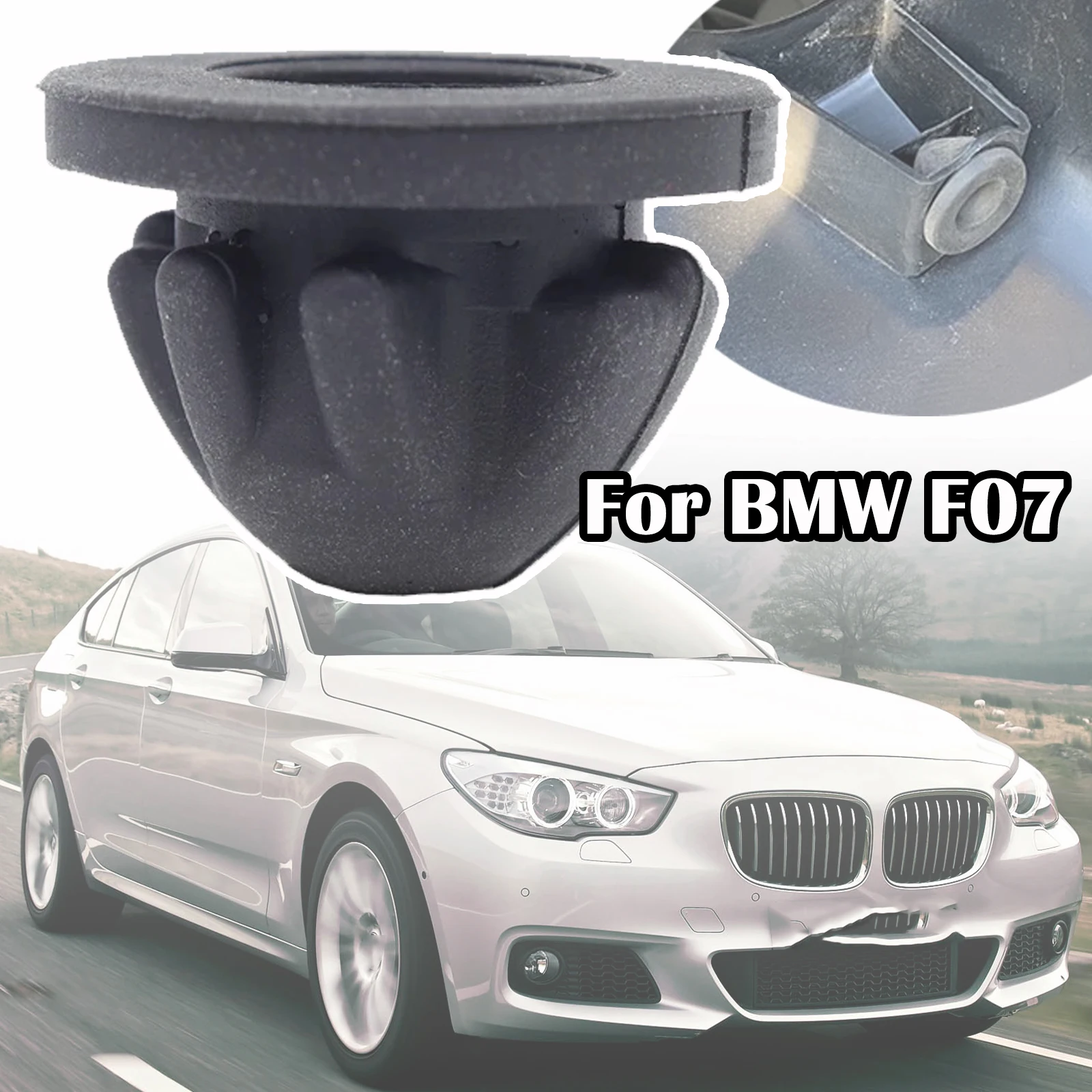 

For BMW F07 F10 F11 F90 G30 G31 Engine Grommets Rubber Buffer Mount Bush Bonnet Cover Cushion 2009 2010 2011 2012 2013 - 2017