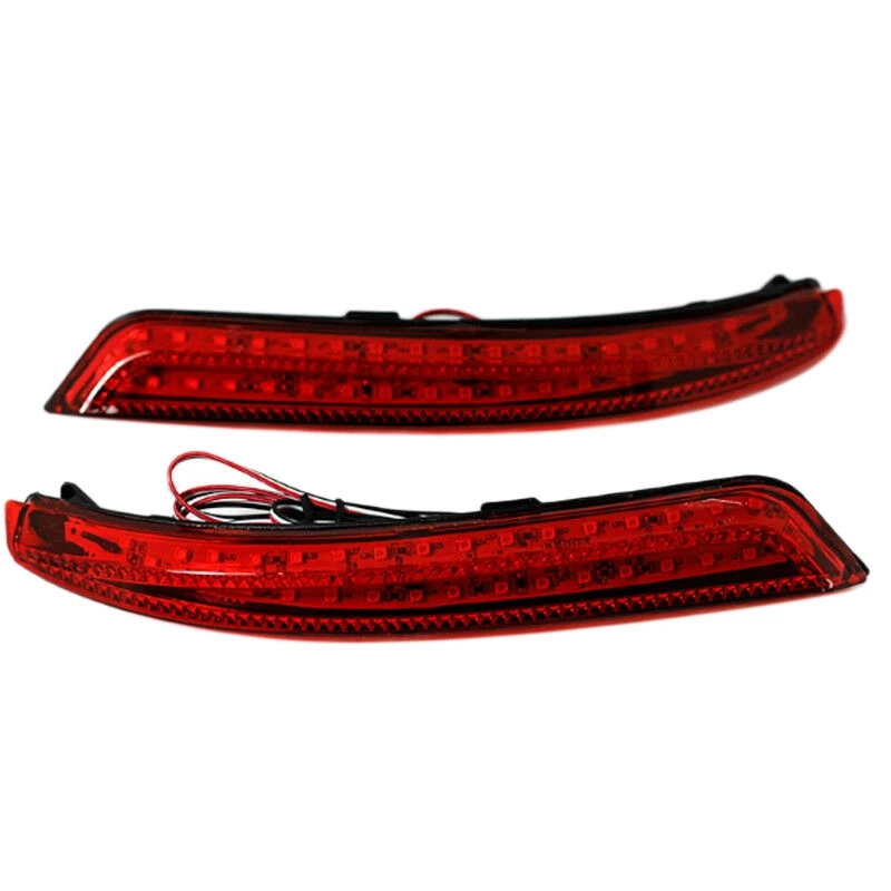 2Pcs Car LED Rear Bumper Reflector Light Brake Stop For Nissan Sylphy 2009-2011 Wingroad 2006-2014 Almera 2013-2015