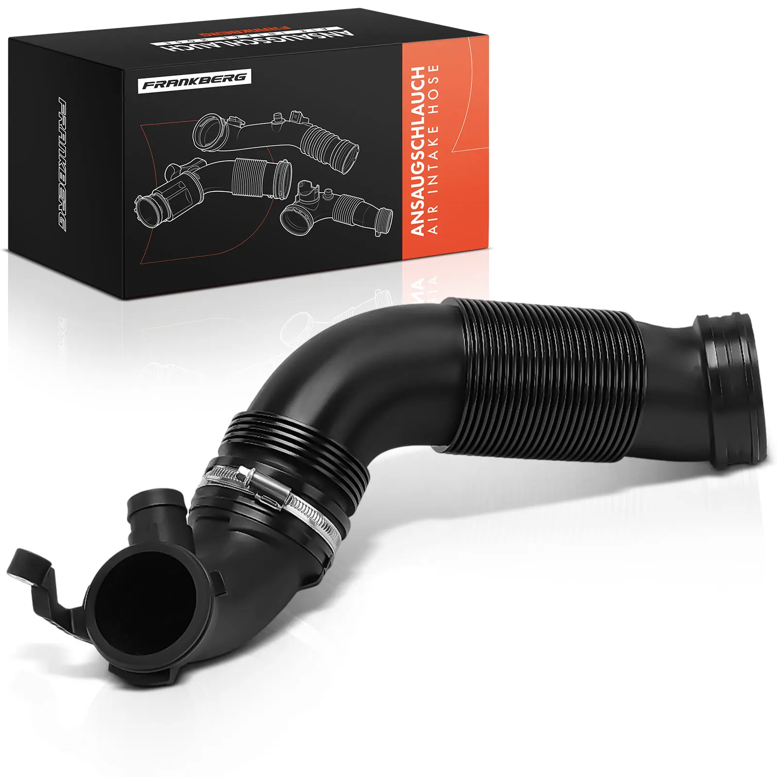 Frankberg 1x Inlaatslang Luchtfilter voor VW Golf VII Passat Audi A3 TT Q2 Skoda 5Q0129654AF 5Q0129654P 5QD129654A 5QD129654F