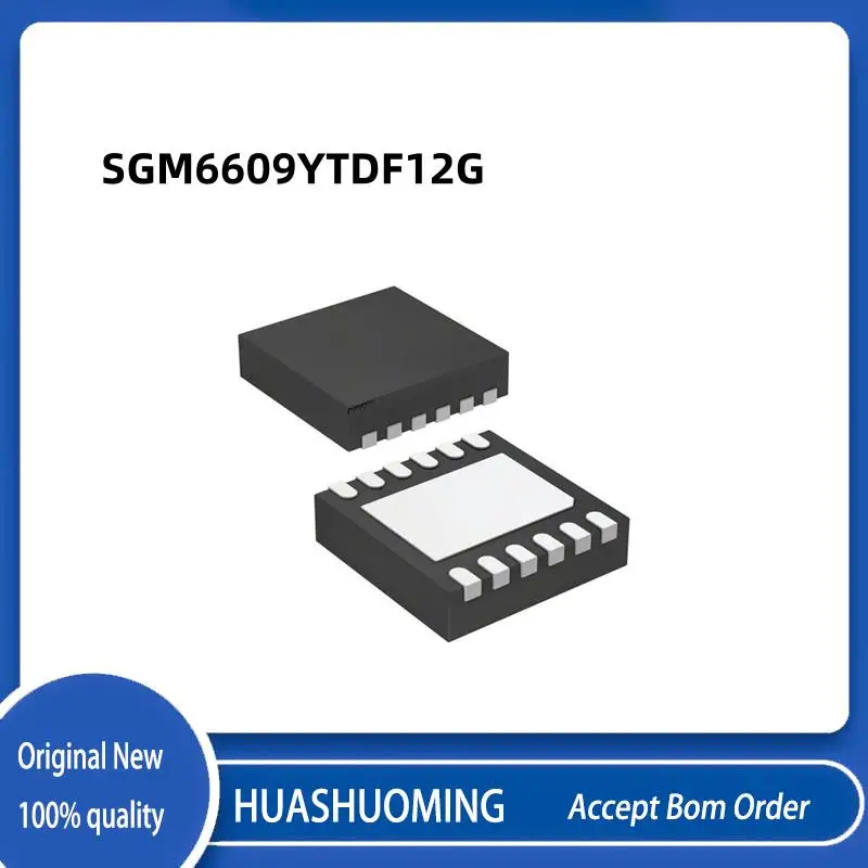 10pcs/lot  New 6609DF SGM6609DF SGM6609YTDF12G SGM6609YTDF12G/TR QFN  DFN12