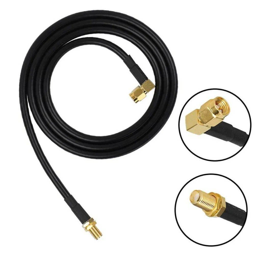 Longa duração SMA antena cabo para Baofeng, fêmea para macho antena cabo, UV5R, UV82, UV 9R Plus, construção de metal resistente