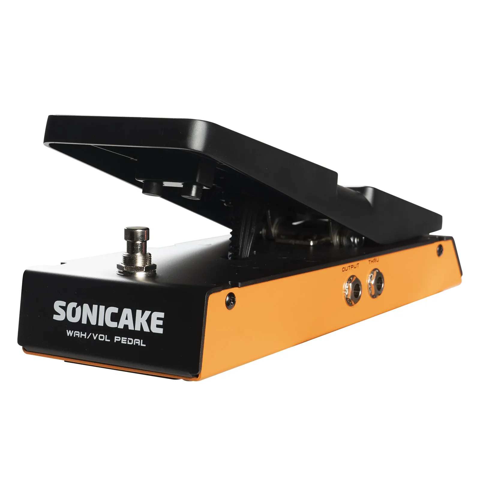 Pedal Combinado Sonicake Flipwah Wahwah con Efecto y Control de Volumen Activo, Tamaño Completo, Metálico, QEP-10
