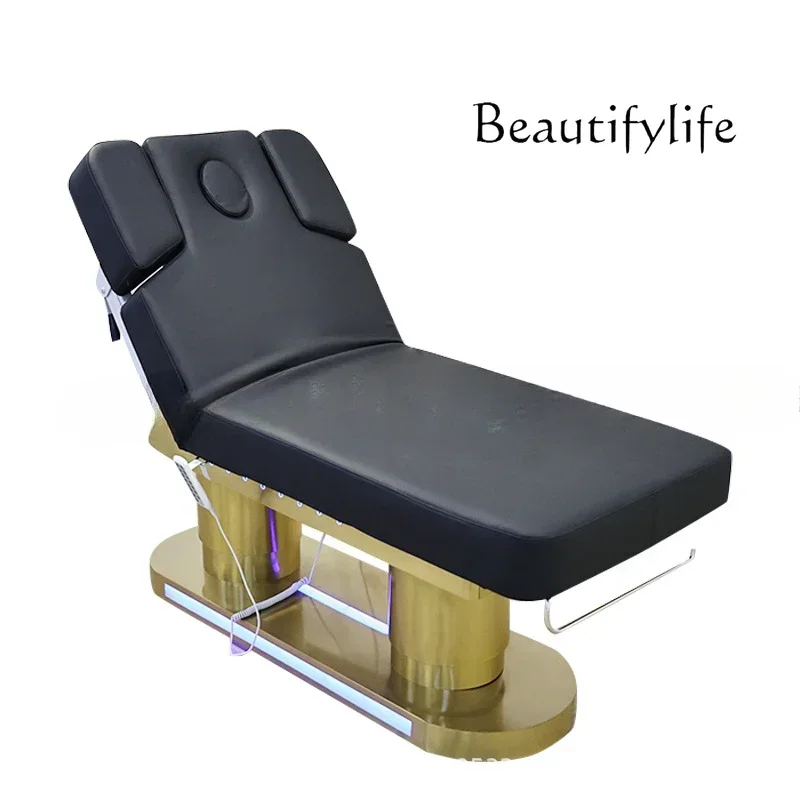 Electric beauty salon special massage bed warm multi-functional physiotherapy bed