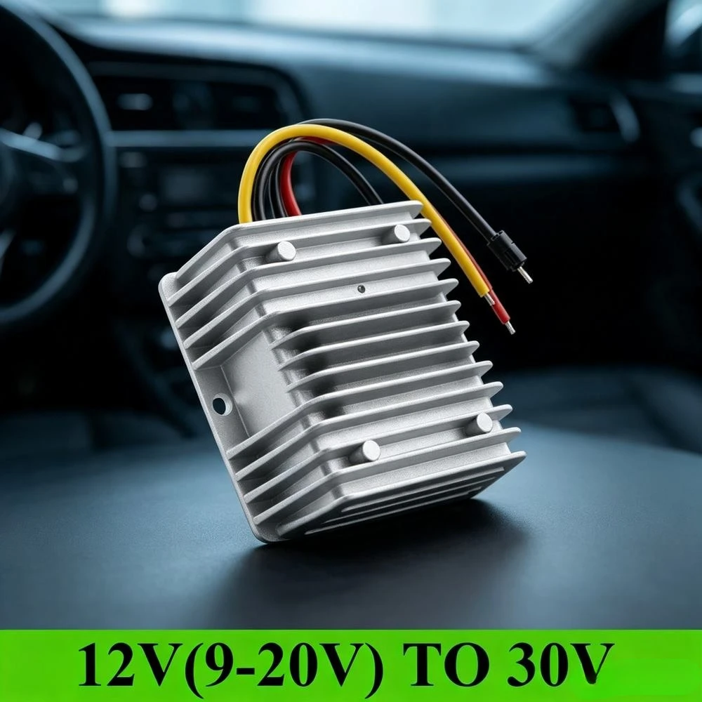 9-20V TO 30V 3-10A Boost Converter 12V TO 30V Step up Booster CE Waterproof12V TO 30V DC-DC Power Converter Boost Converter