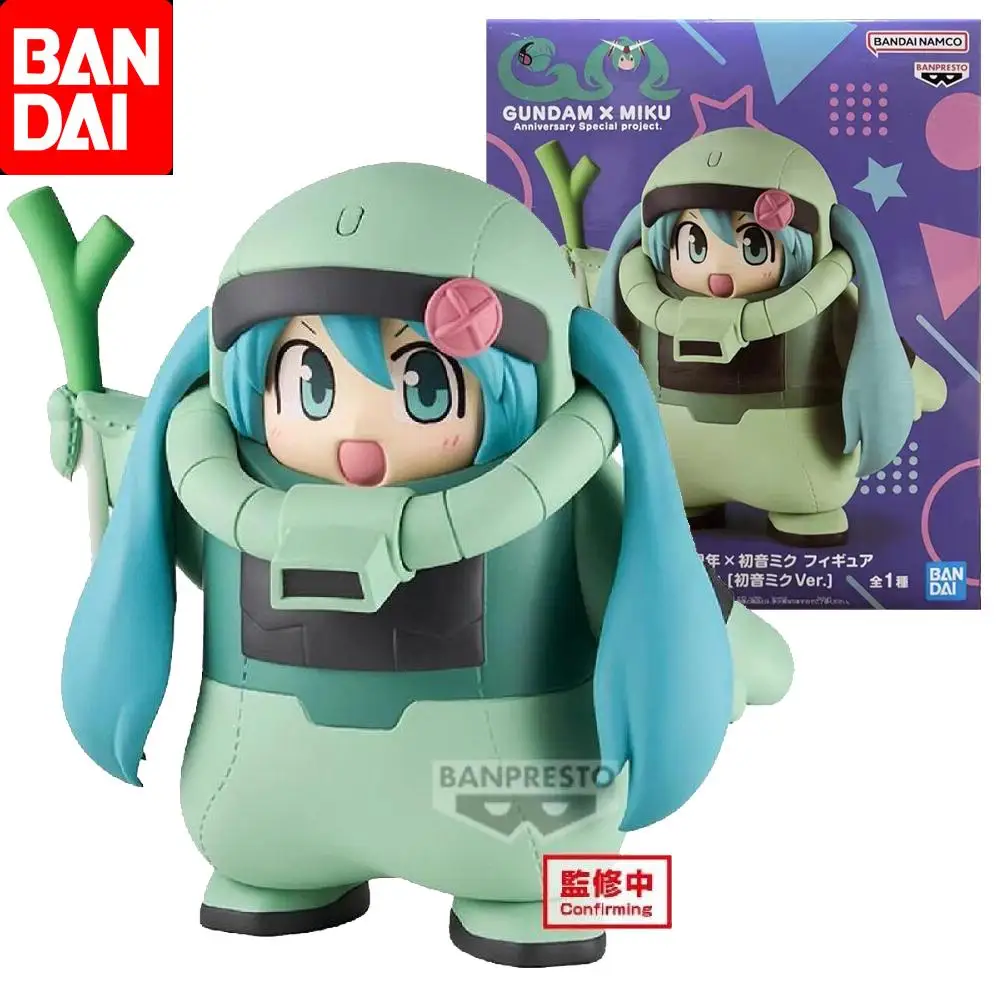 

Bandai оригинальная аниме-фигурка Hatsune Miku MS-05 до 45 лет, игрушки для мальчиков и девочек, детей, подарки на день рождения