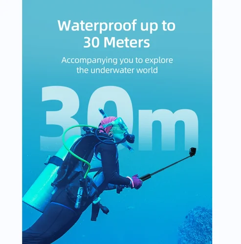 Imagen 2 del producto Palo de Selfie con trípode flotante TELESIN para GoPro Hero13 12 11 OSMO nano Action 5 Pro 4 3/Insta360 X543/ACE/PRO/GO3/3s ligero