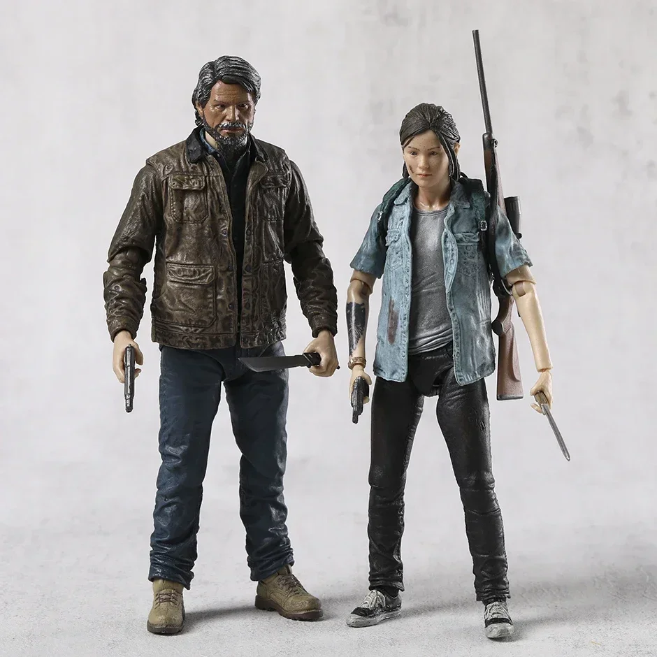 NECA The Last of Us 2: Ultimate Joel and Ellie Action نموذج لجسم لعبة هدية للمجموعة مكونة من قطعتين