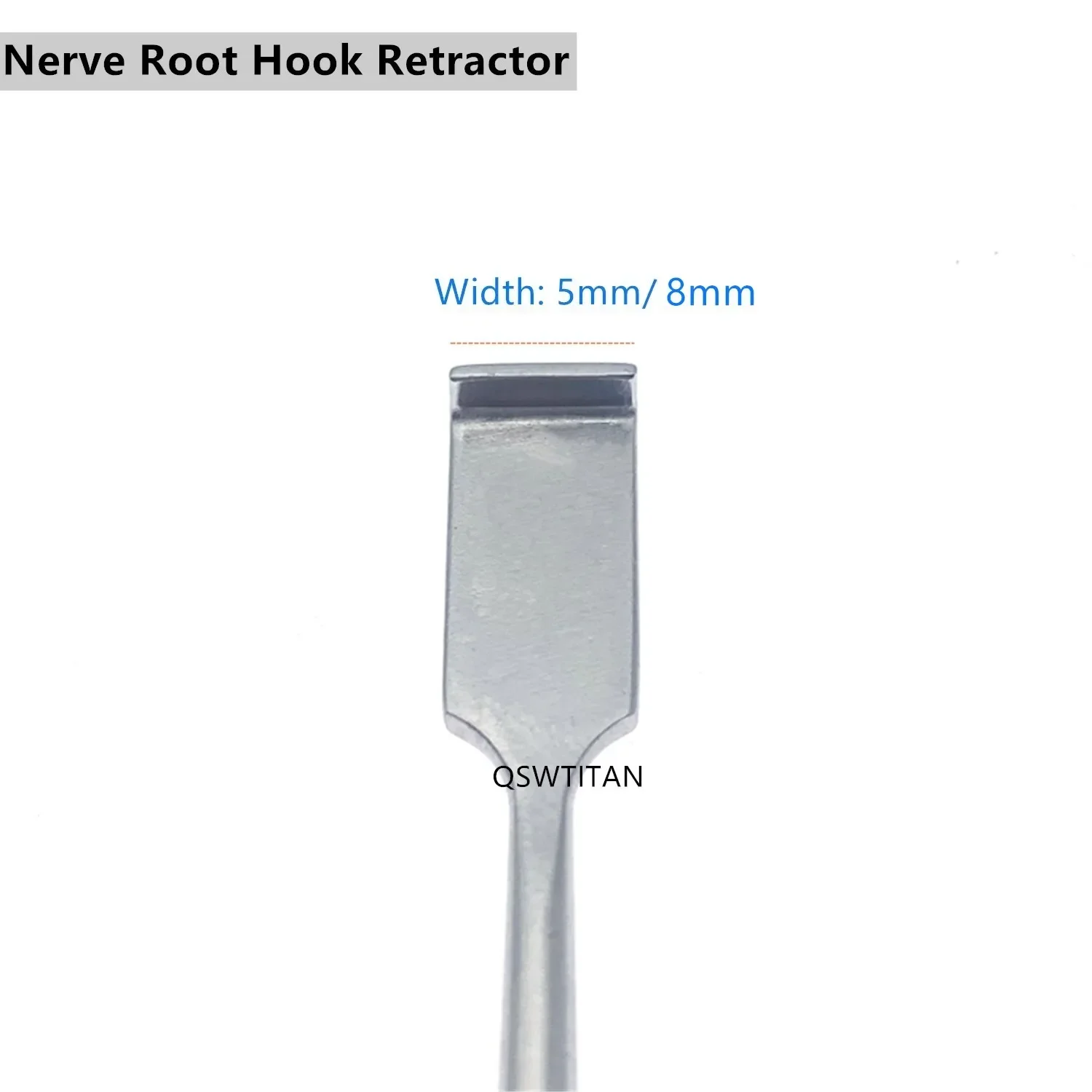 Orthopedic nerve Root Hook Retractor nerve retractor 90 135 degree black metal handle brain hook