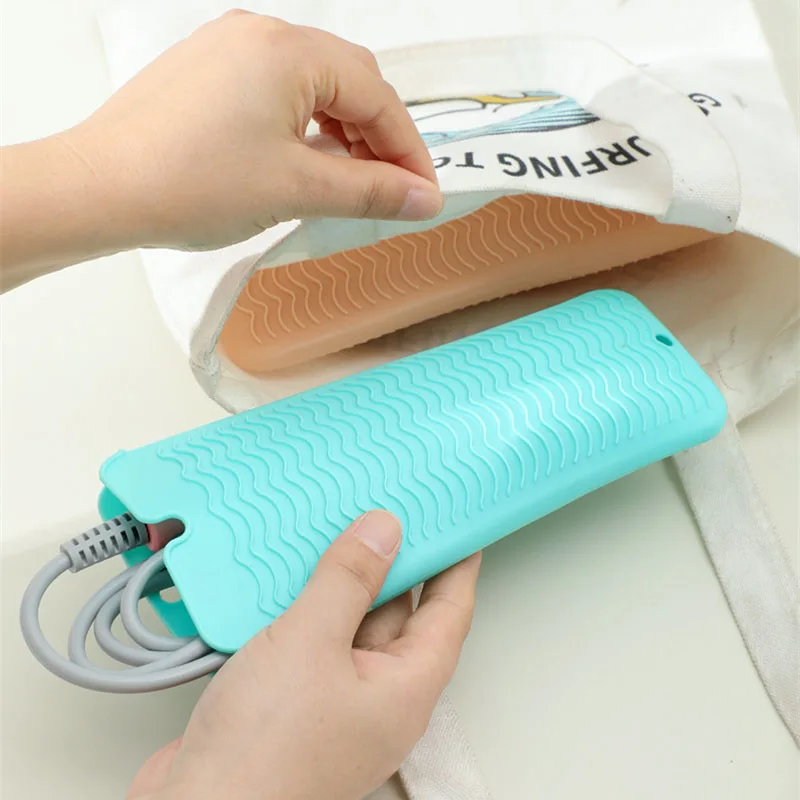 Portable Heat Resistant Mat for Hair Styling Tools