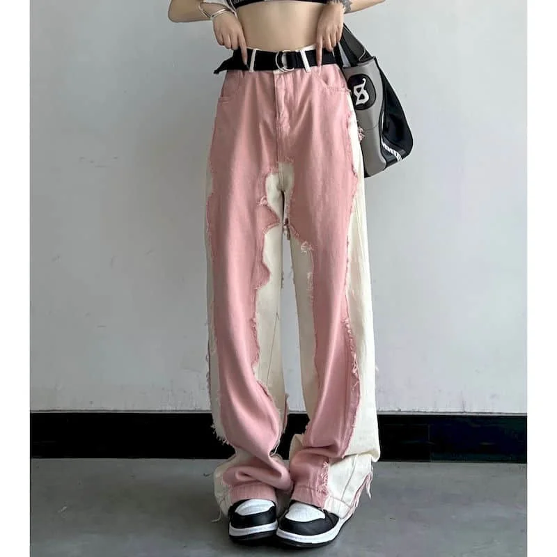 

High Waist Jeans Women's Jeans Casual Y2k Pants Streetwear Denim Trousers Vintage Loose Clothes Straight Jeans for Women Clothes