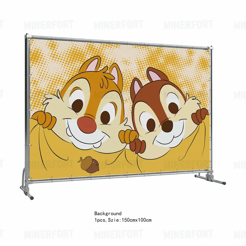 Disney Chip \'N\' Dale Party Supplies Favor Decor Geschirr Platte Tasse Caketopper Ballon Chip und Dale Geburtstag Kinder Neuheit Spielzeug