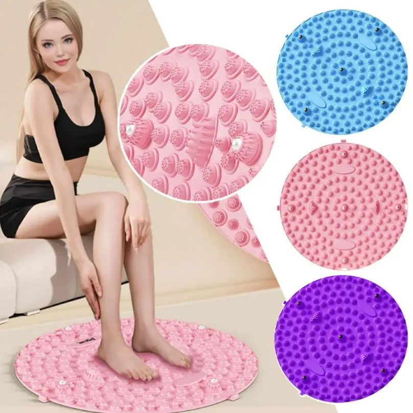 

Foot Yoga Massage Acupressure Board Mat Relaxation Walk Feet Anti Mat Stone Pad Fatigue Massage Massage Mat Acupoint