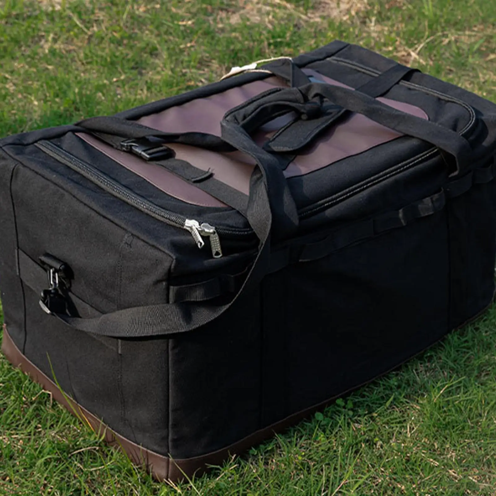 

Camping Bag Kitchen Organizer Large Capacity Waterproof Heavy-Duty Case Portable Camp Supplies for Adventure Outdoor Vehicle