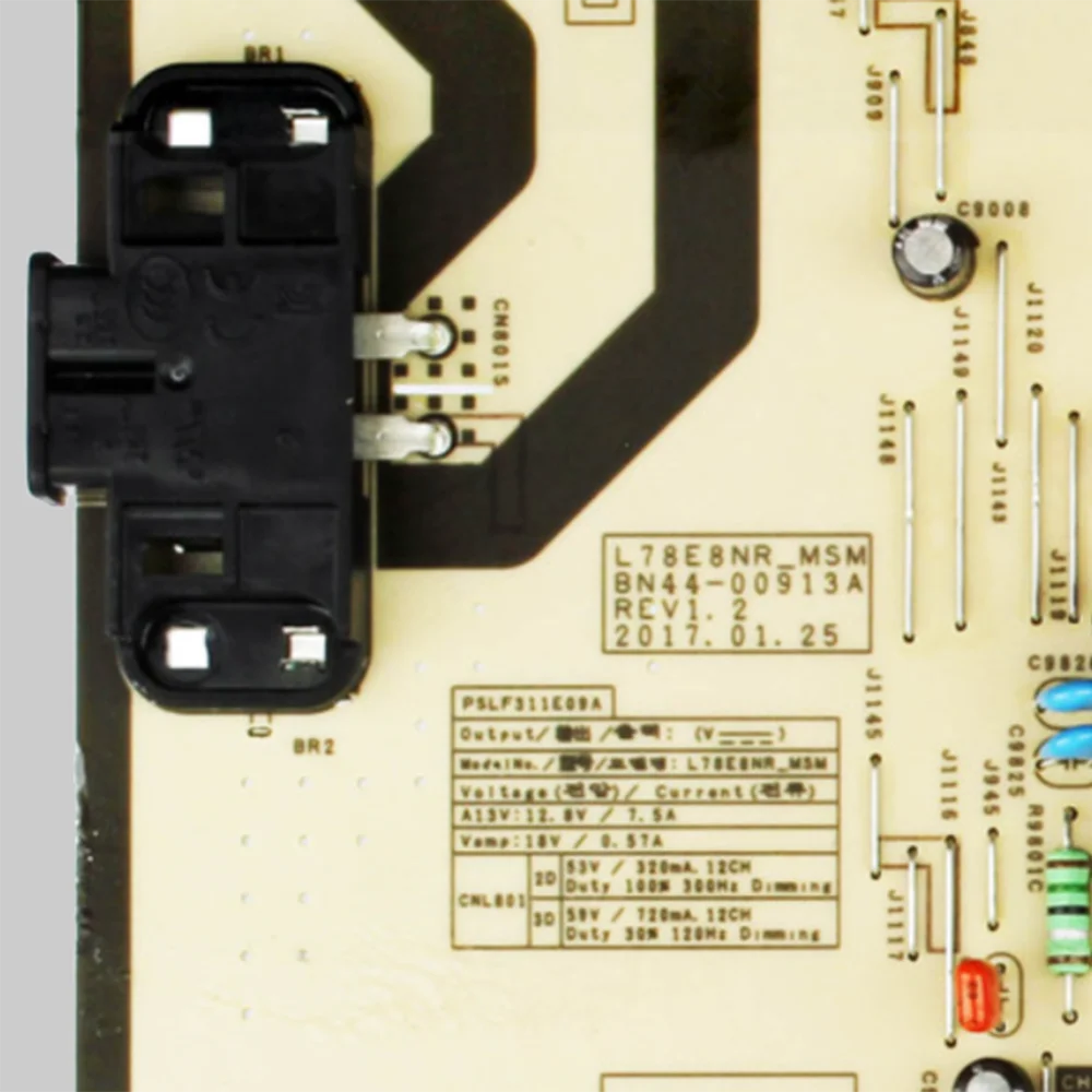 لوحة إمداد الطاقة للتلفزيون ، LED ، PSLF311E09A ، l78e8nrmmsm ، UN75MU8000FXZA ، UN82MU8000FXZA ، UN75MU8000FXZA ، UN82MU800DFXZA