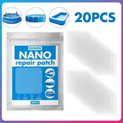 10/20pcs Nano Repair Patch Swimming Pool Water Pad Tent Waterproof Special Adhesive Outdoor Swimming Ring Repair Patch