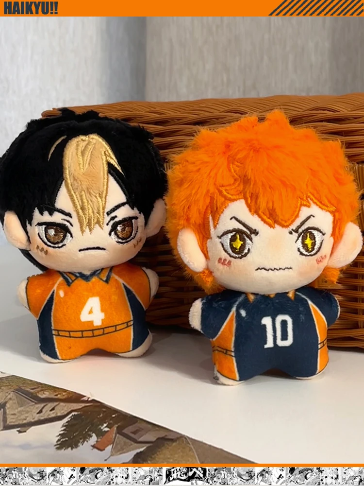 

Anime Haikyuu!! Hinata Shoyo Ryunosuke Tanaka Yu Nishinoya Cosplay ambitus haliaster cotton doll pendant Game