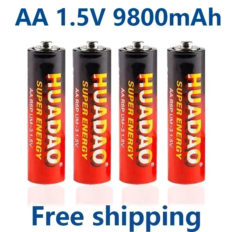 

NEW253 AA Battery 1.5V Rechargeable AA Battery 9800mAh AA 1.5V New Alkaline Rechargeable Battery for Led Light Toy MP3 Long Life