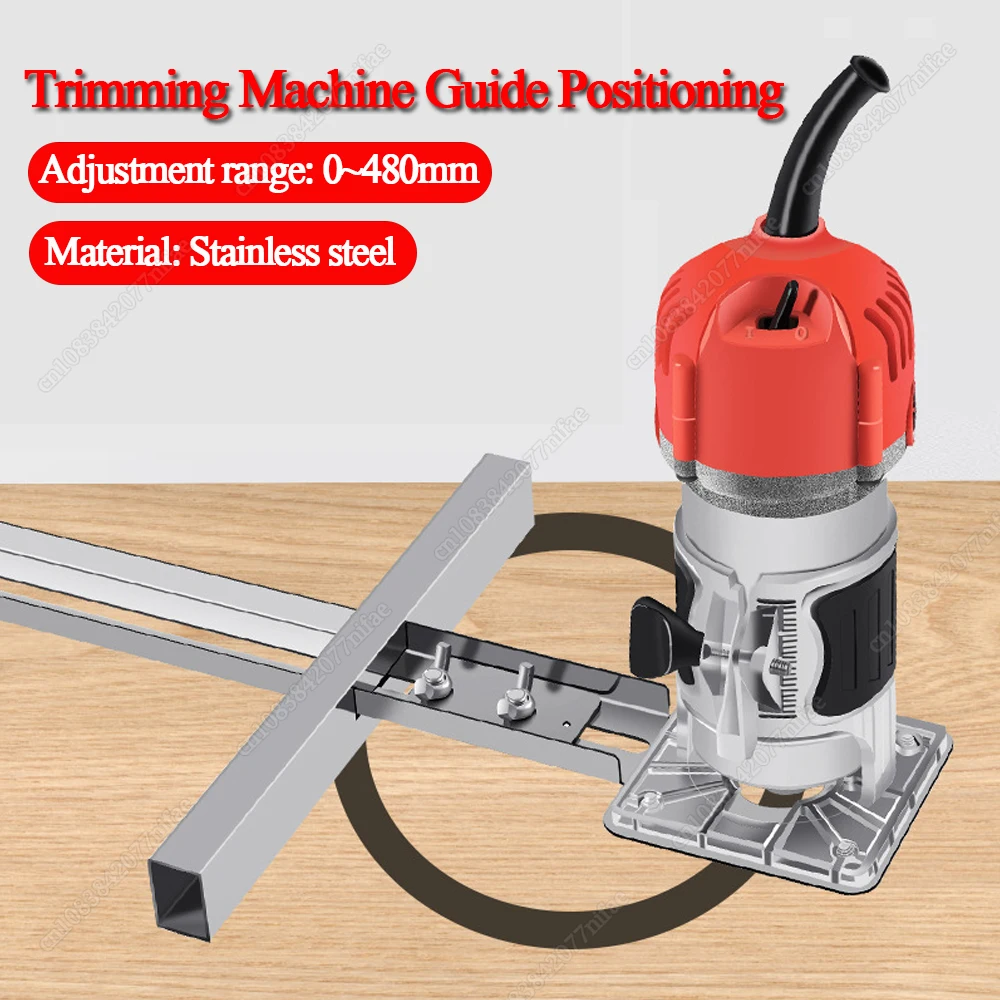 

Trimming Machine Edge Guide Positioning Cutting Board Tool Hole Opener Woodworking Router Circle Milling Groove Wood Tool