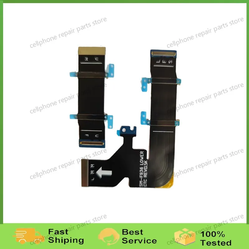 1 Pair Spin Axis Flex Cable Ribbon For Samsung Galaxy Z Fold4 F936 F936B F936U Rotating Shaft Cable Replacement Parts