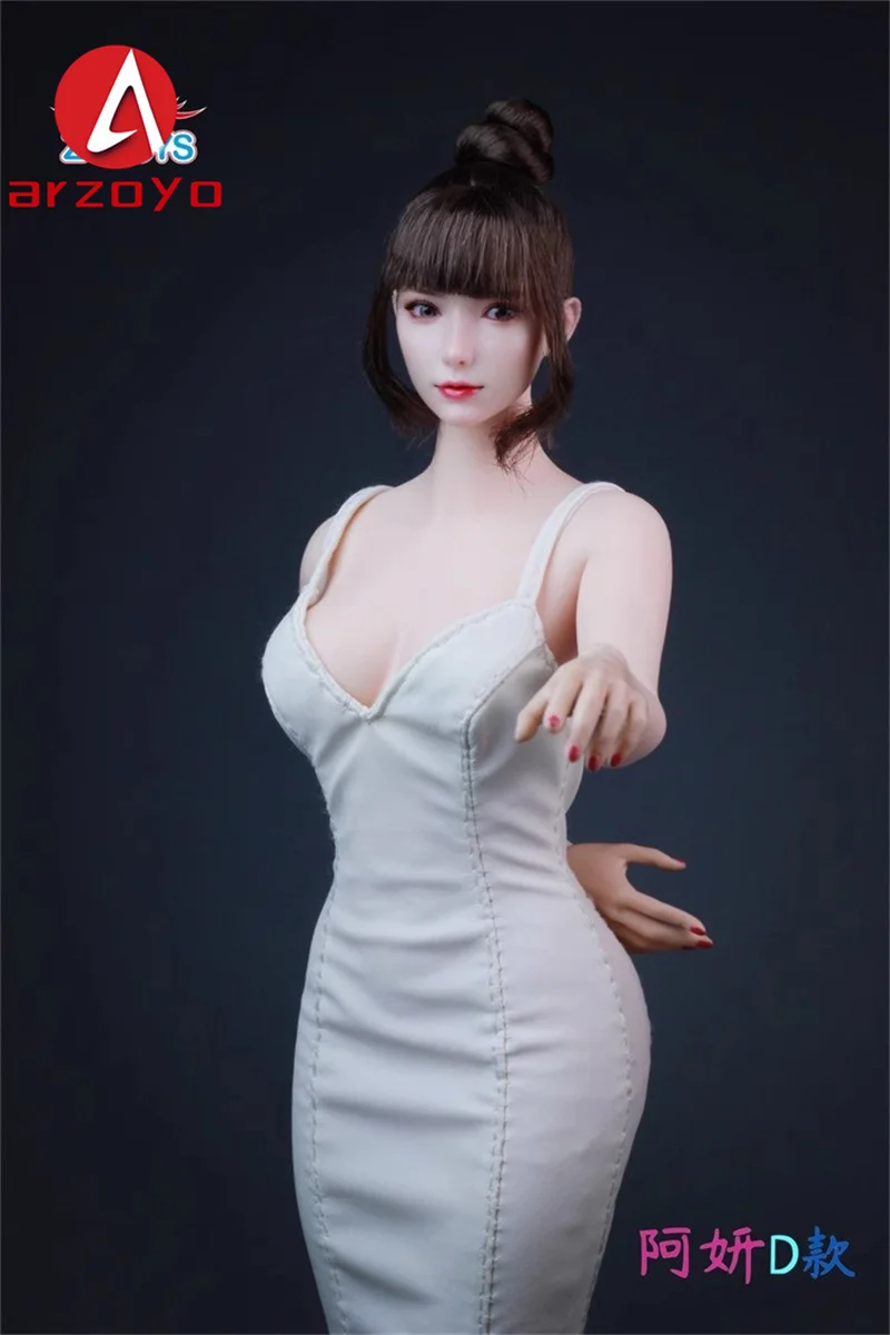 Z6TOYS ZC018 1/6 Scale Asian Beauty Ayan Movable Eyes Head Carving Model Fit 12'' Female Soldier Action Figure Body