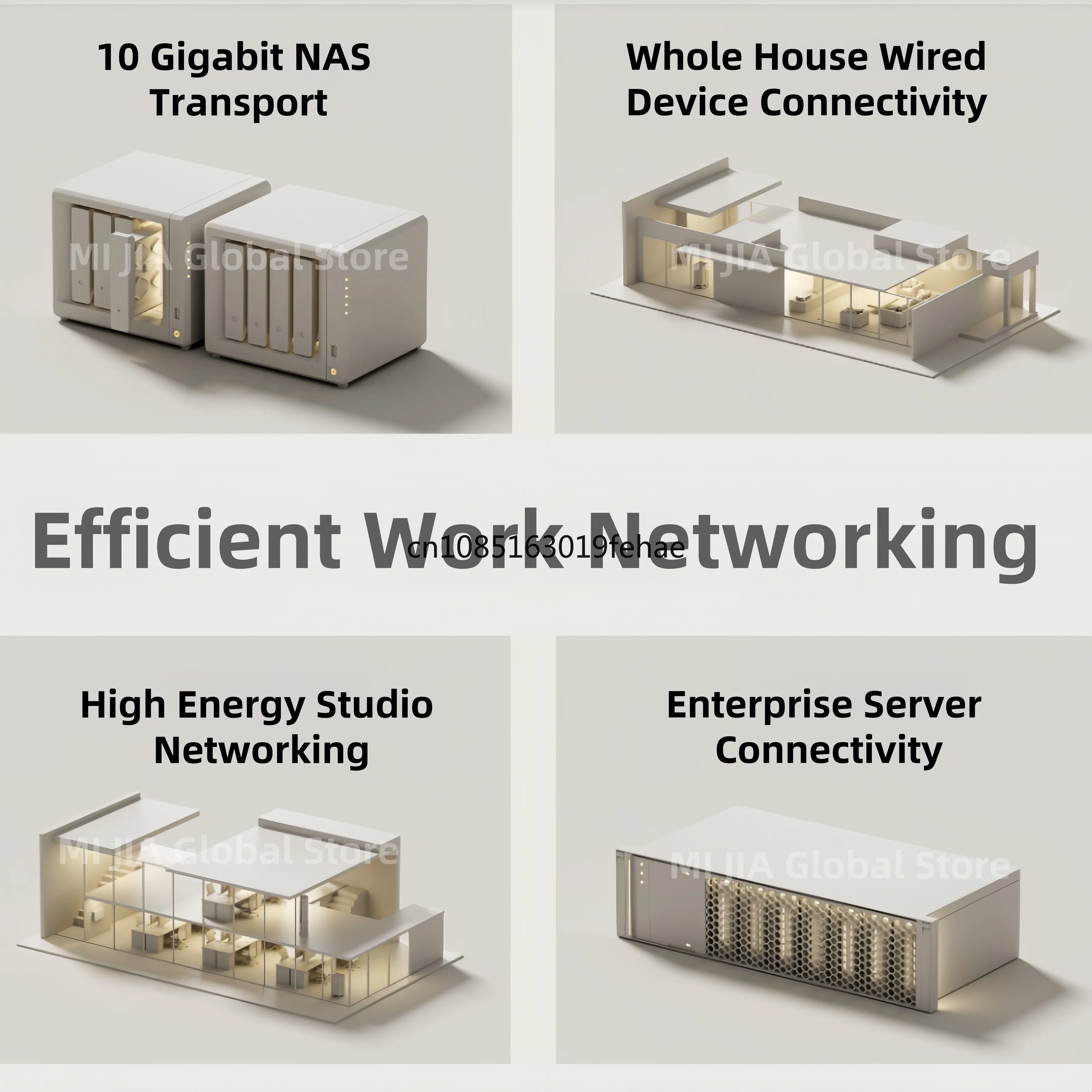 Xiaomi Mi 10 Gigabit Ethernet Switch 10000Mbps Network Switch VLAN Ethernet Splitter Lan Router 4 2.5G Port RJ45 Hub Switch