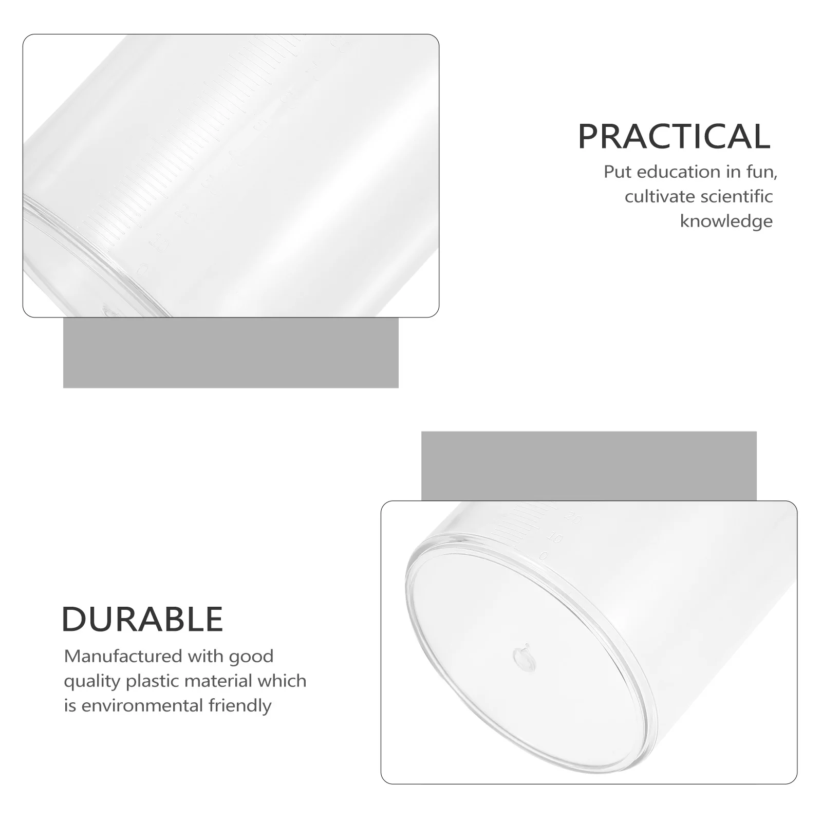 

Liquid Container Mechanics Test Teaching Aids Detachable Experiment Equipment Plastic Student Storage Bucket Fun Device