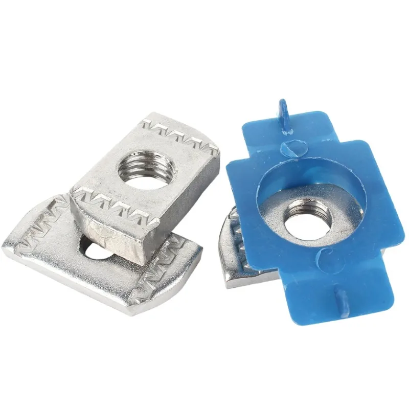 M6 M8 M10 M12 304 Stainless Steel Spring Nut Block/ Plastic Wing Nut Pressing Block/Rectangular Spring Nuts