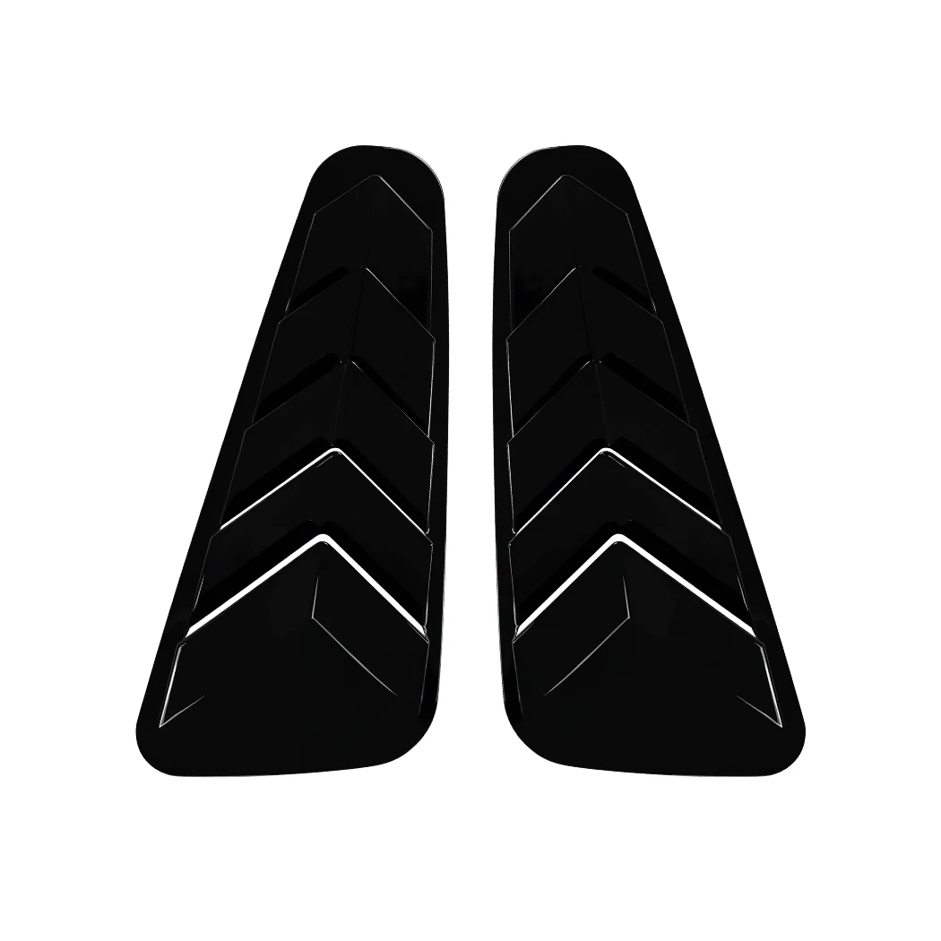 Rear Window Side Vent Shutter Louver Cover Trim Car Accessories For Ford Mustang MK5 2005 2006 2007 2008 2009 2010 2011-2014 - view 2