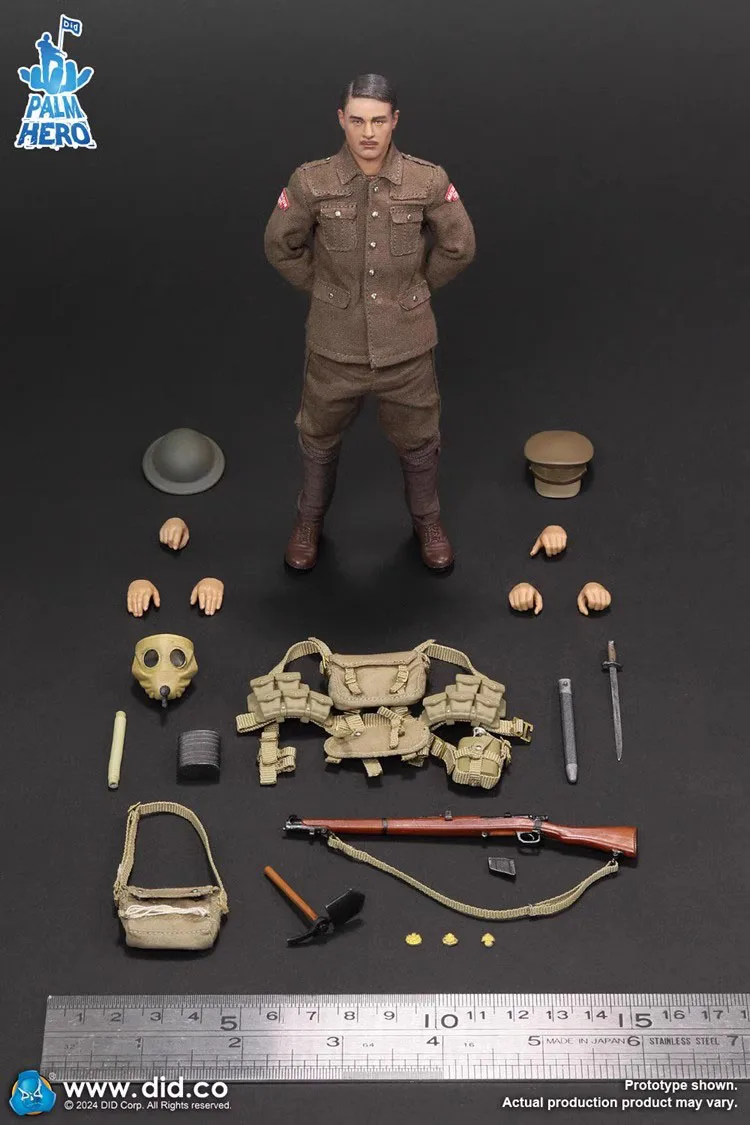 DID XB80028 1/12 Male Soldier British Infantry Albert Brown Full