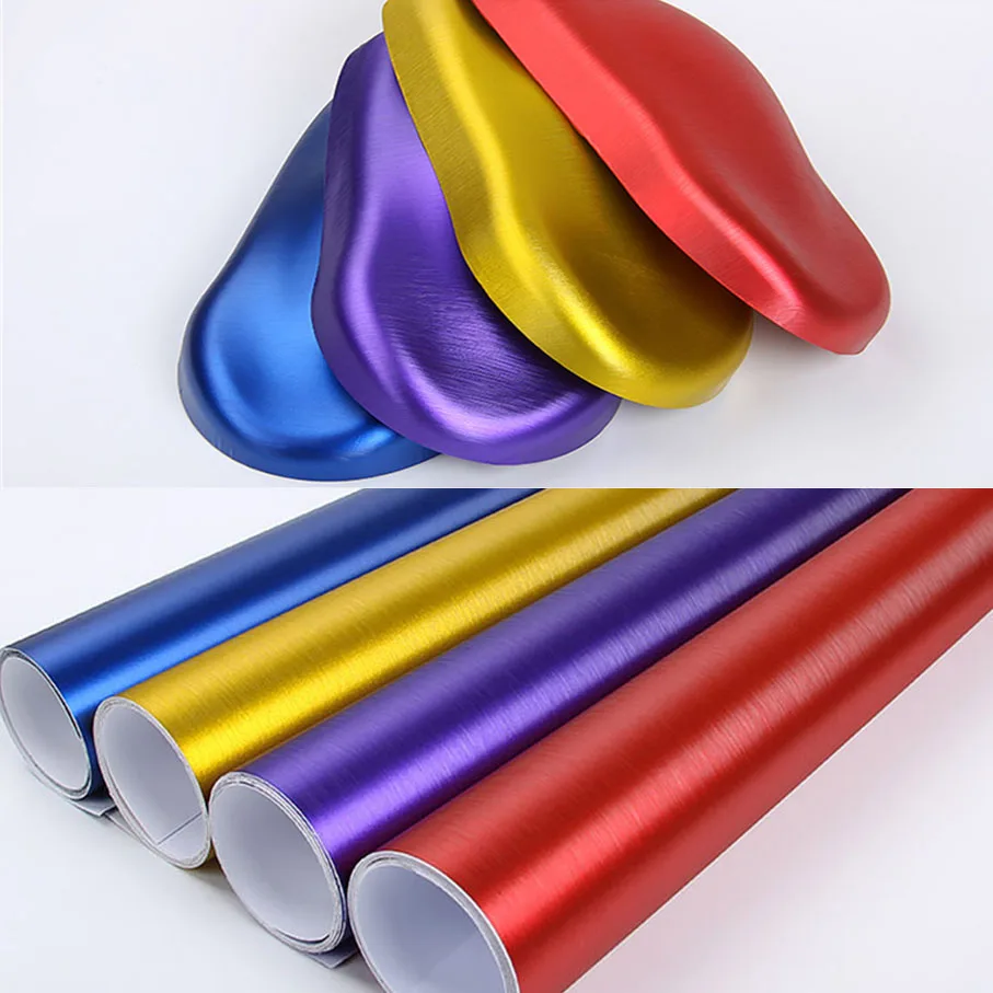 

Car Stickers Brushed Vinyl Auto Tuning Film Waterproof Motorcycle Sticker Anti-scratch Film Auto Body Covers for Car Accessories