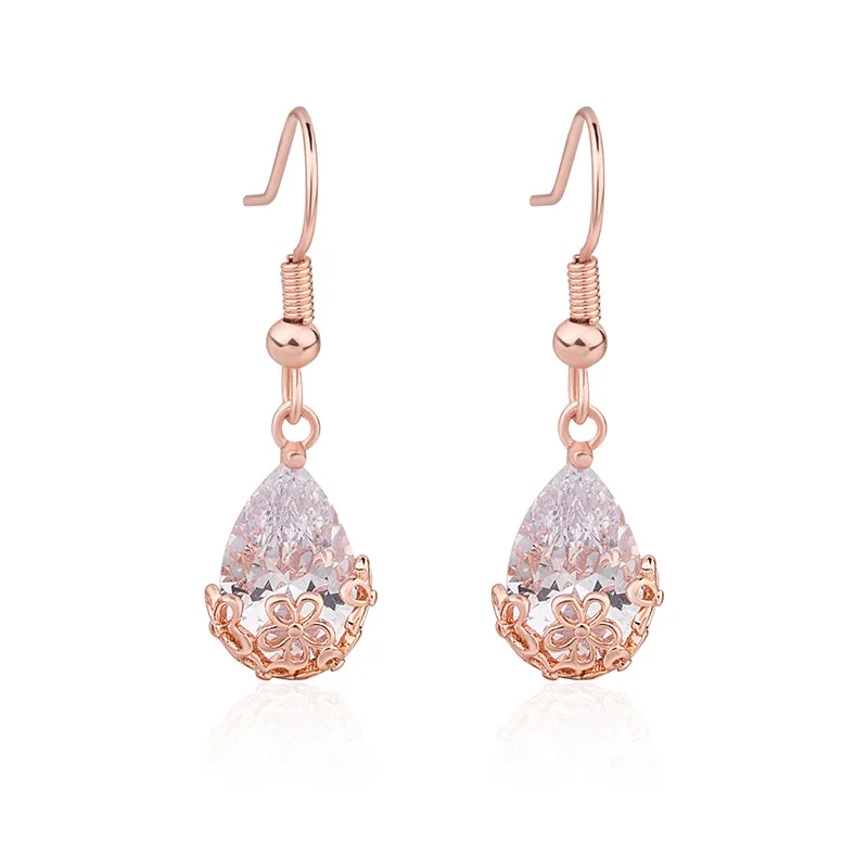 100% 18K Gold Diamond Jewelry Stud Earring for Women Bohemia Engagement Irregular Aros Mujer Oreja 18 K Gold Earring Box - Detail 1