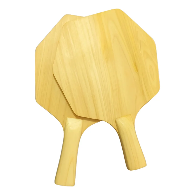 Malathorne Handmade Single Ply Hinoki Table Tennis Blade Hexagonal 8mm Solid Wood Cybershape Ping Pong Paddle DIY Accessories