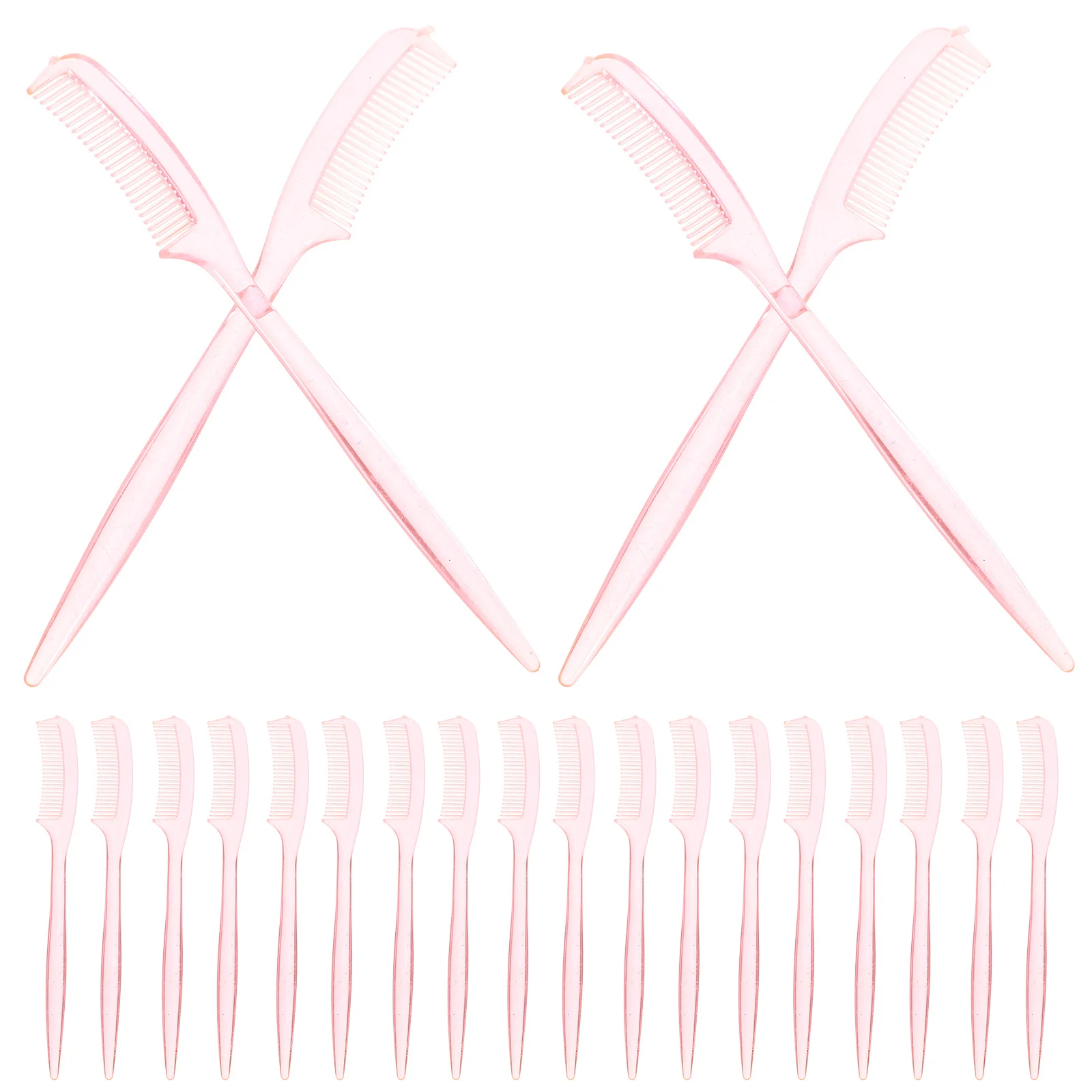 100 Stuks Wimper Kam Mascara Applicator Set Voor Natuurlijke Afwerking Wimpers Makeup Tools Wimper Borstel Lash Brow Kam