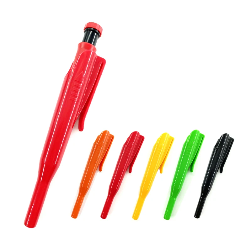 Zimmermanns-Bleistifthalter, tiefes Loch, mechanischer Markierungsständer, Taschenclip, Bleistifthalter, Zimmerei, Markierung, Schreibwerkzeug, Holzarbeiter