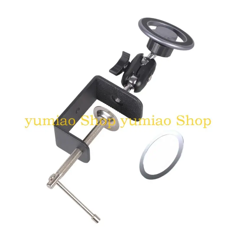 587B Phone Bracket Adjustable 360 Degree Rotating Clamp Holder for Phone 17 16 15