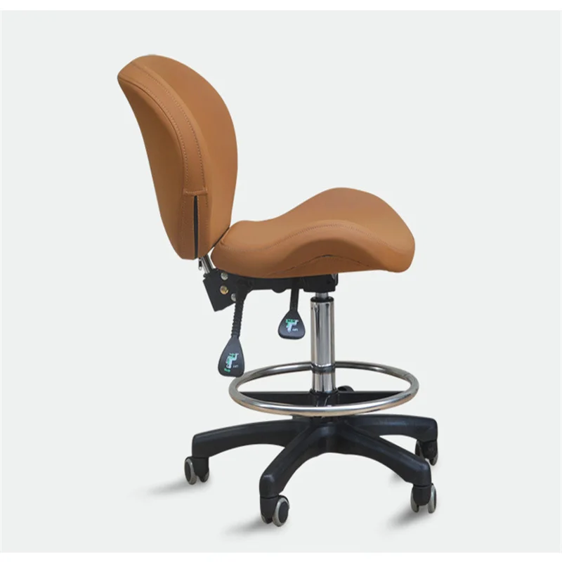 

Adjustable Height Tattoo Work Stool Protection Waist Seat Doctor Lift Chair Nail Beauty Stool Salon Furniture