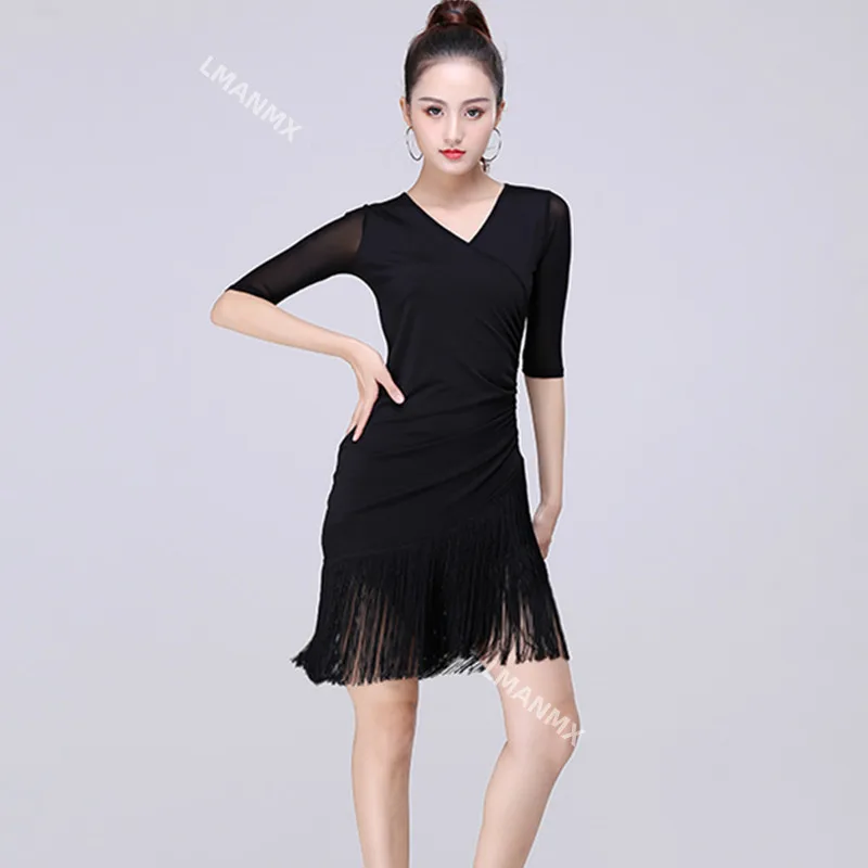 

Костюм для латинских танцев для взрослых женщин, профессиональный современный танец, костюм для латинских танцев национального стандарта