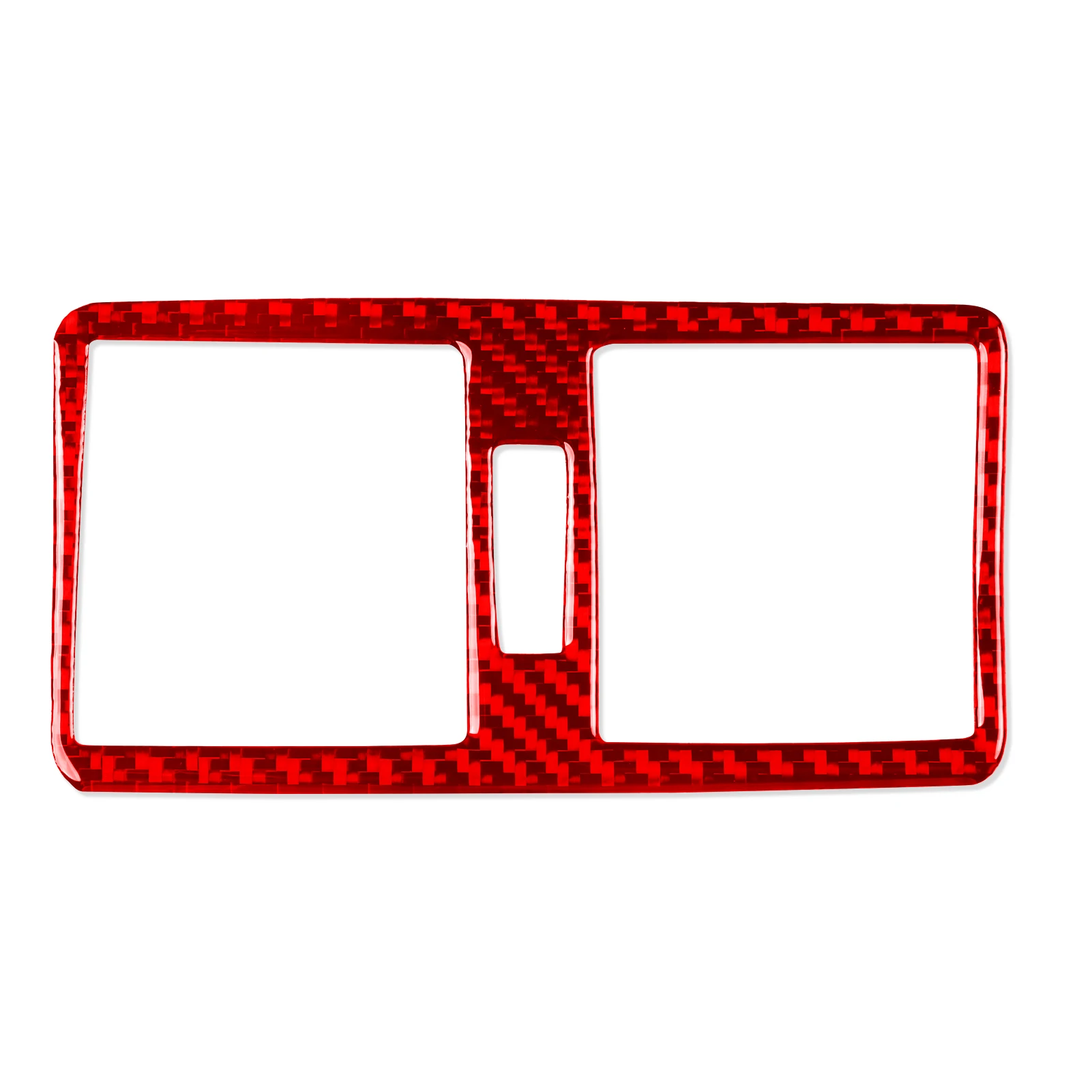 For Mercedes-Benz GLE GLS W166 2016-2019 Carbon Fiber Rear Air Conditioning Vent Frame Panel Cover Trim Car Accessories Sticker view 5